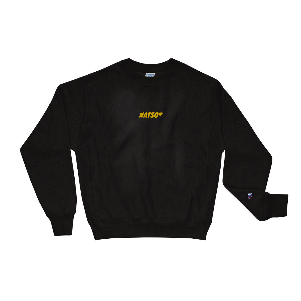 Champion Sweatshirt X EMBROIDERED GOLD NATSO*