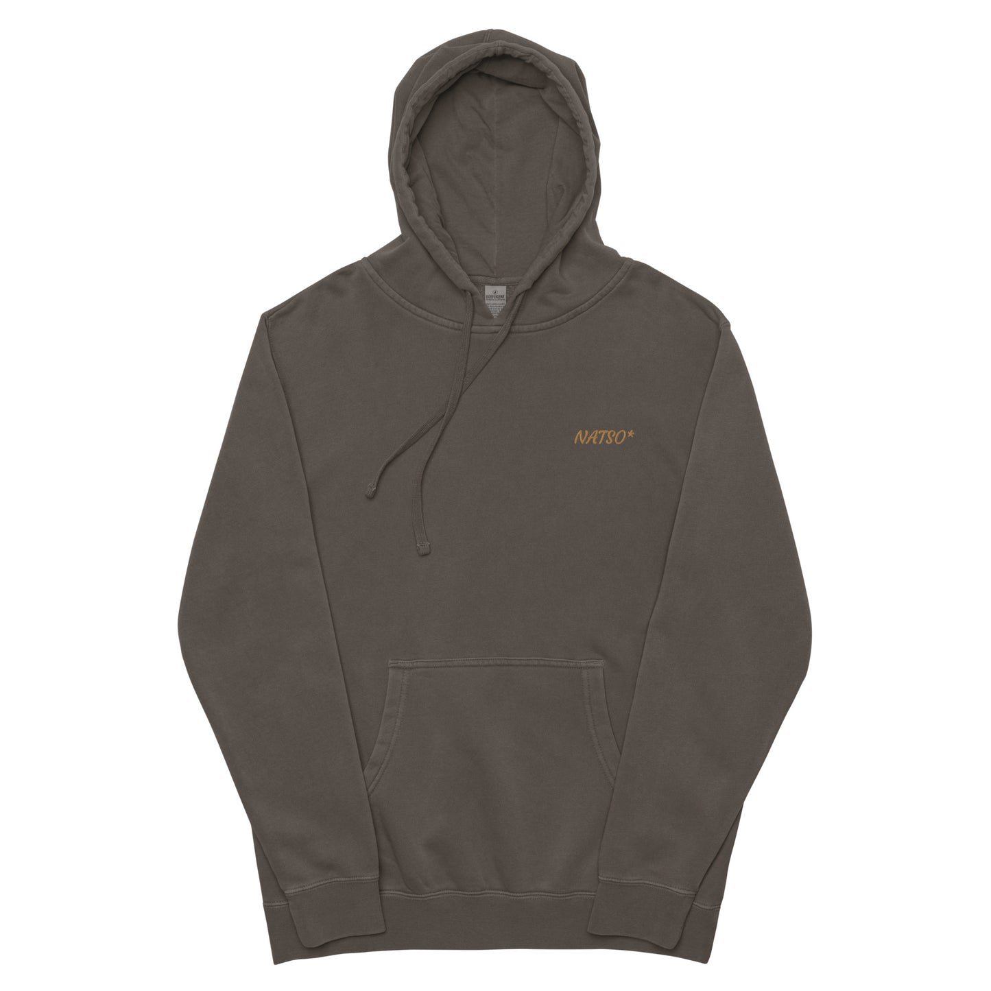 NATSO* X BASICS Unisex pigment-dyed hoodie