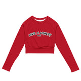 NATSO*  long-sleeve crop top