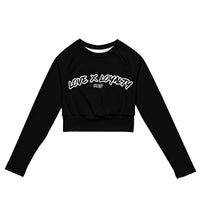 NATSO* long-sleeve crop top