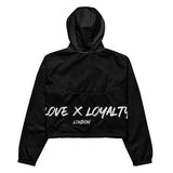 NATSO LOVE X LOYALTY Women’s cropped windbreaker